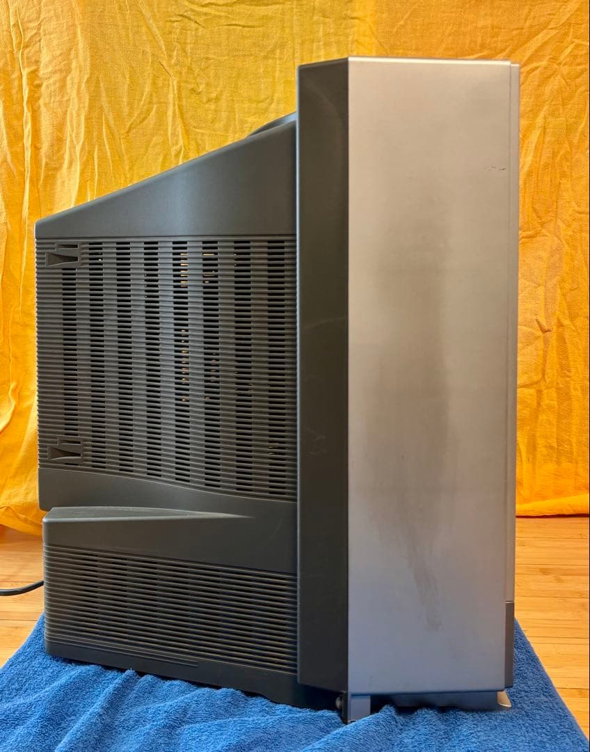 SHARP VHSビデオデッキ付25型フラットブラウン管テレビシャープ【手渡し】