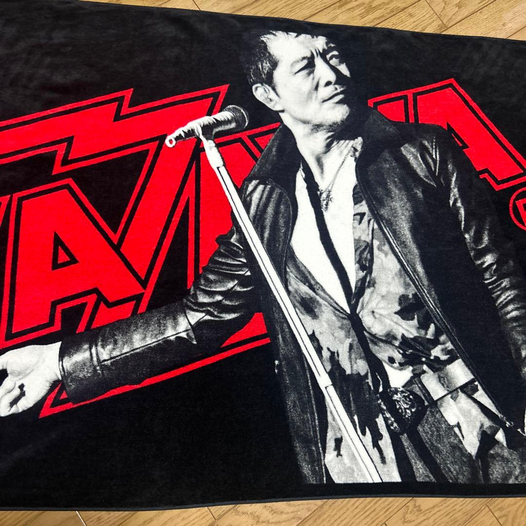 矢沢永吉　革ジャンシルエットスペシャルビーチタオル☆15日までの出品です！