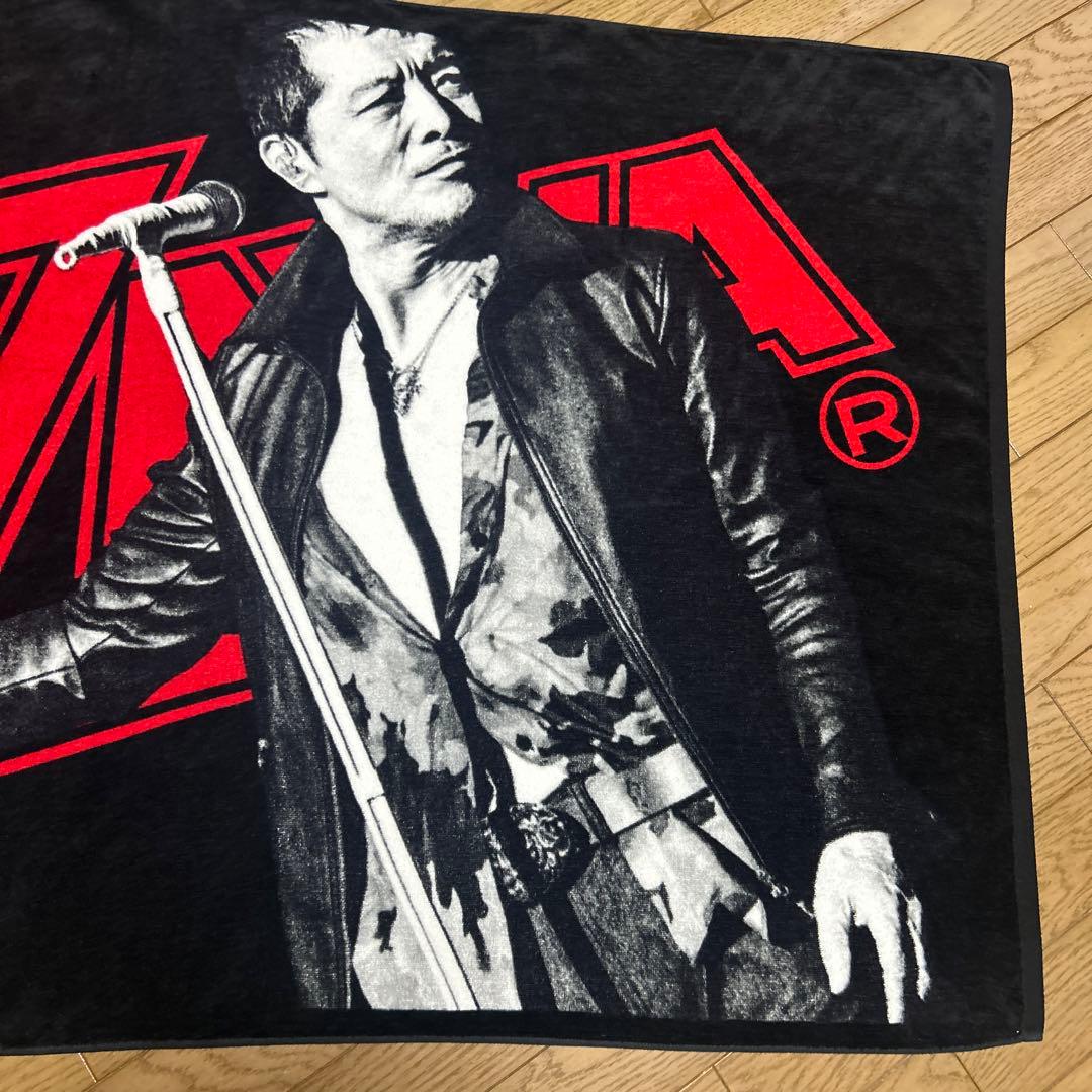 矢沢永吉　革ジャンシルエットスペシャルビーチタオル☆15日までの出品です！