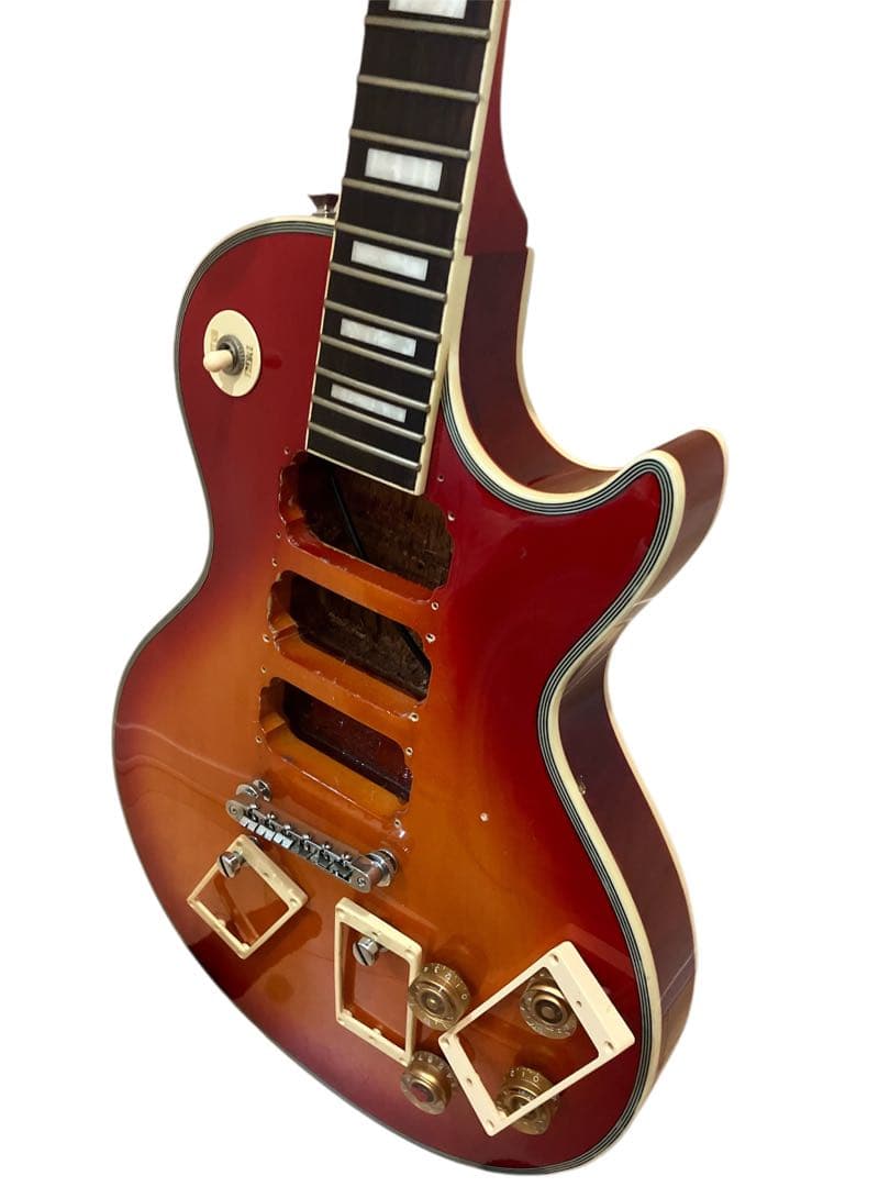 バーニー　レスポール　カスタム　3pu エースフレーリー