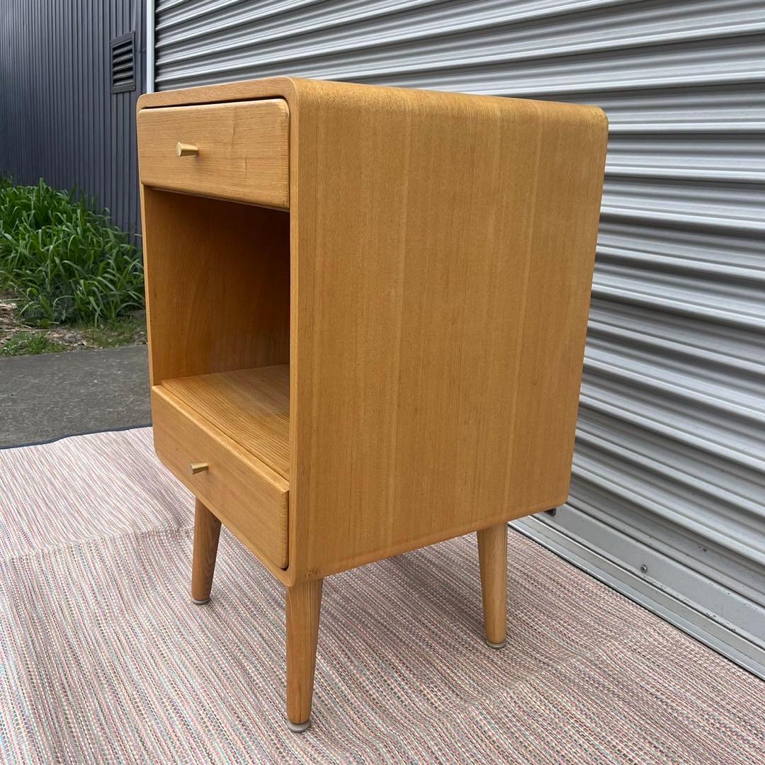 【送料込】バーム　キャビネット　木製　北欧風　棚