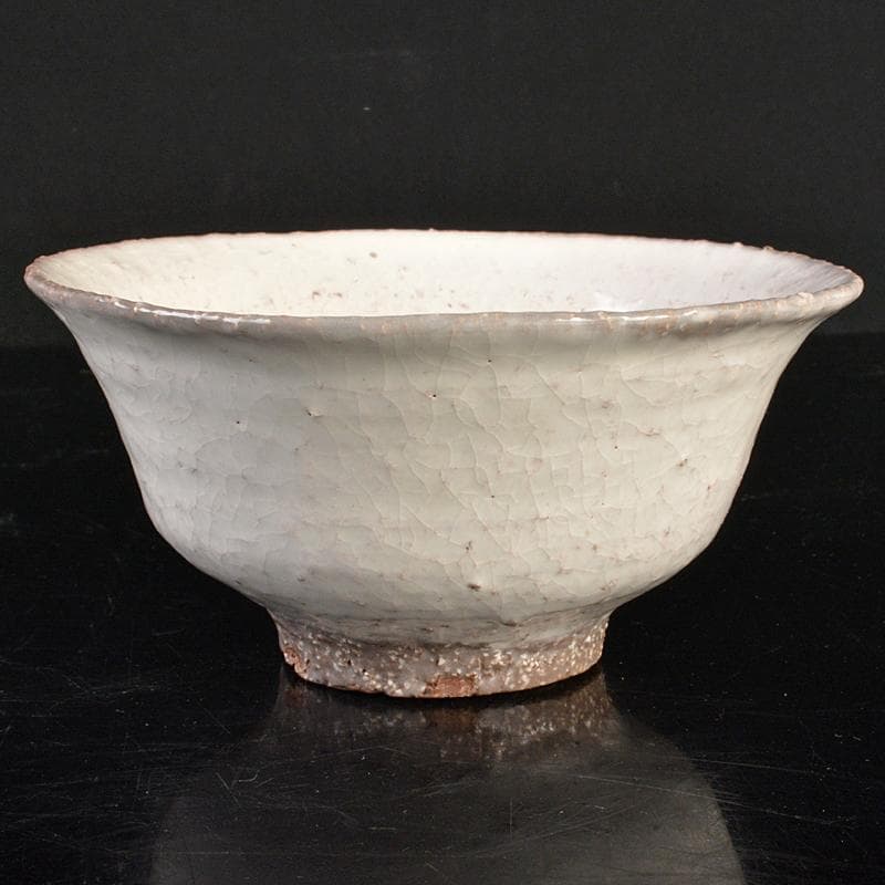 茶道具　萩焼　人間国宝　十代　三輪休雪作　茶碗　共箱　D　R6857