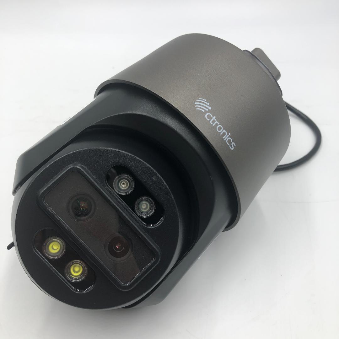 Ctronics 4k 防犯カメラ 屋外 ハイブリッドズーム/Y32357-K1