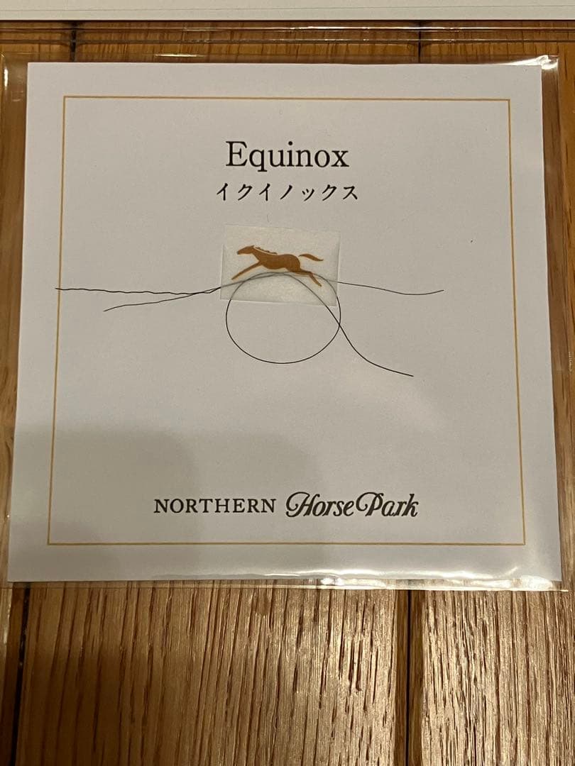 イクイノックス　2023 ドバイシーマC ルメール騎手直筆サイン　鬣　一本台紙