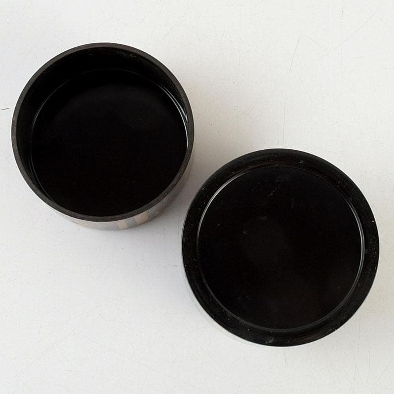 茶道具　高橋峯房作　竹林蒔絵　中棗　共箱　V　9524