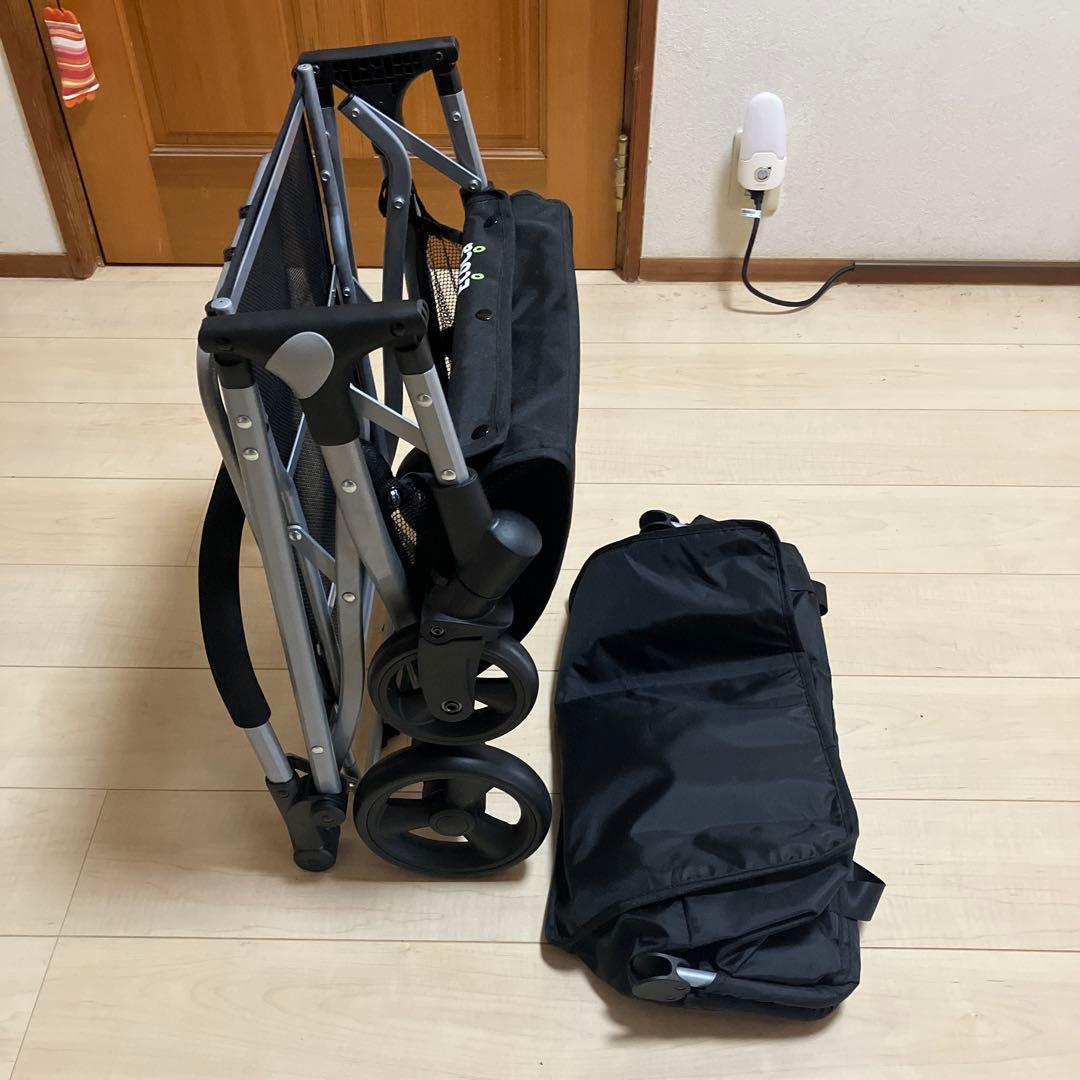 折りたたみ式ショッピングカート 黒