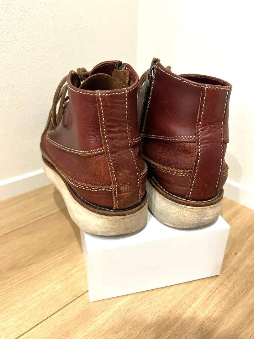 「定価2.5万円」J&W DAWSON 8639 モカシンブーツ　ダークブラウン