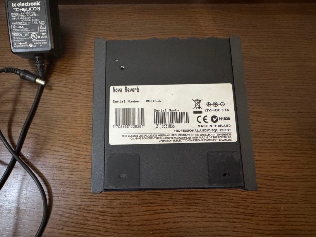 エフェクター　t.c. electronic Nova Reverb