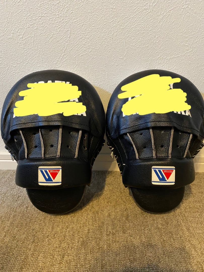 特注品 Winning パンチングミットハイグレード指カバータイプ