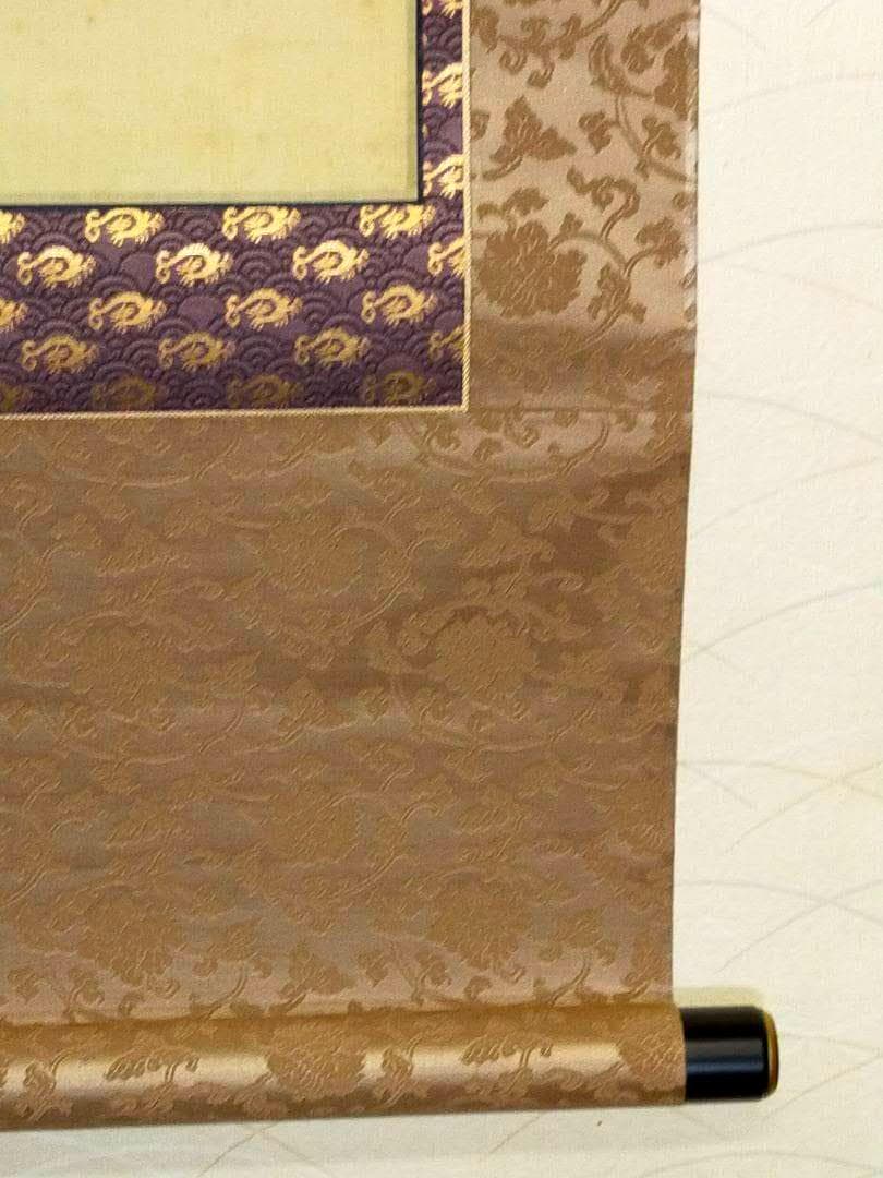 ♥掛軸　了見寺　拾壱世　肖像画　桐箱付き　掛け軸　骨董品