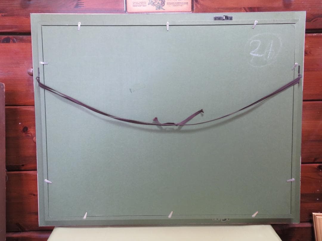 作者不明（　C YAMAMOTOサイン）　「五岳を望む」　油彩　P12号