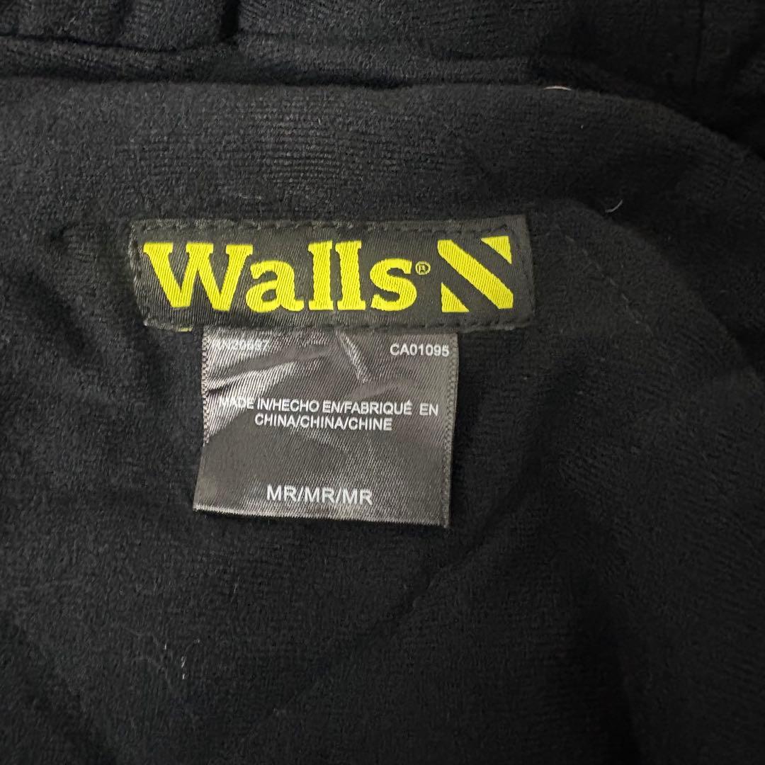 ラリル Wallsアクティブジャケットダックパーカーy2k刺繍ブラック