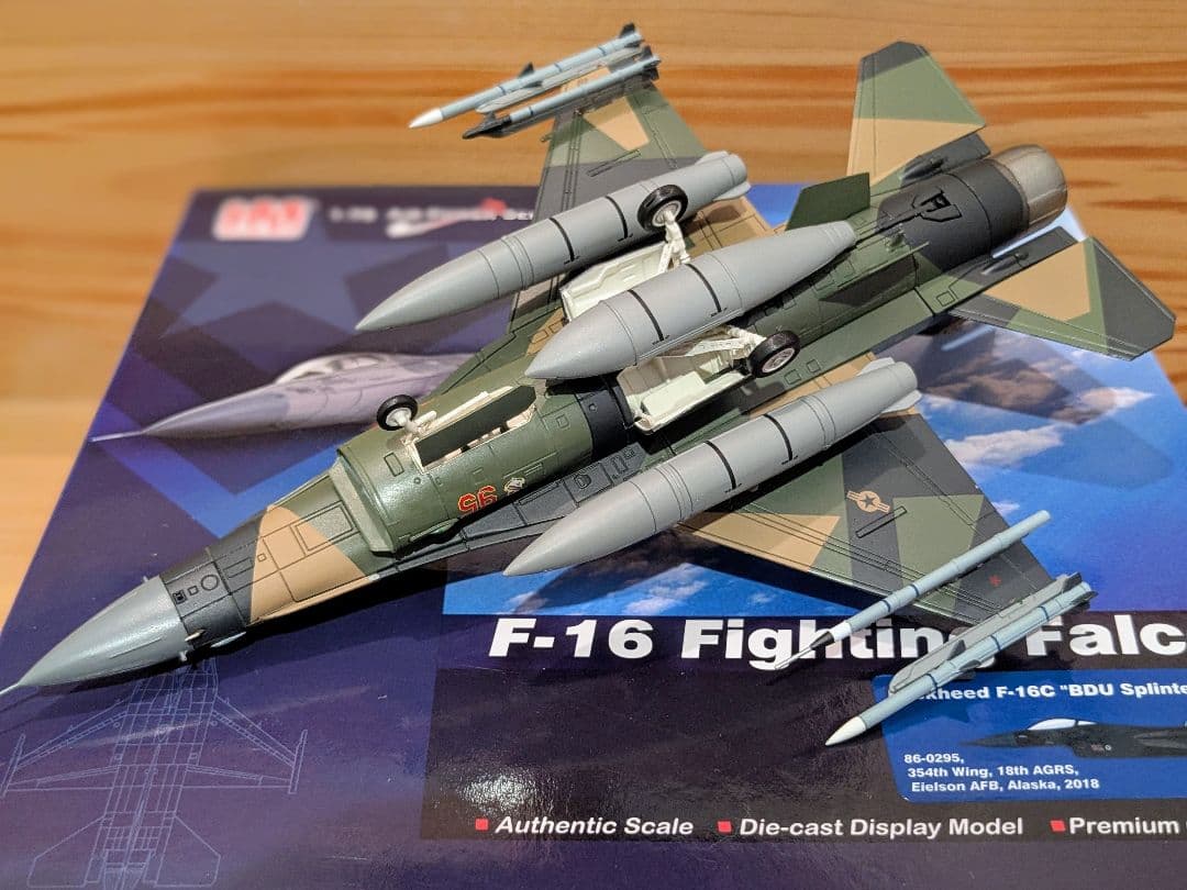 ホビーマスター F-16 1/72　アグレッサー　F-22 F-35 F-2