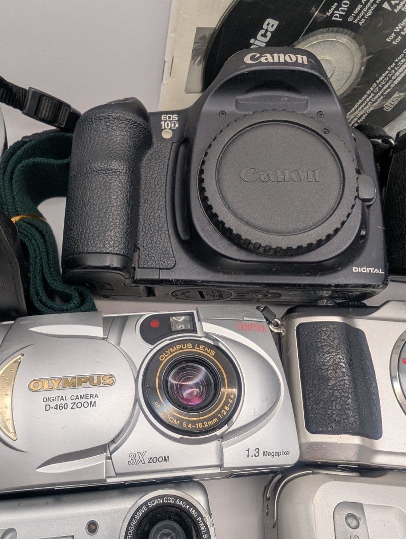 ジャンク デジタルカメラセット11台 Canon EOS 10D Olympus