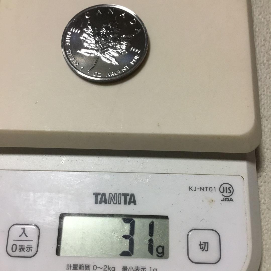 1996年 5ドル 銀貨 メープルリーフ(カナダ)