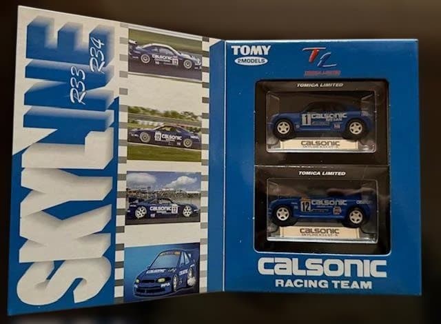 トミカリミテッドCALSONIC RACING TEAM White&Biue