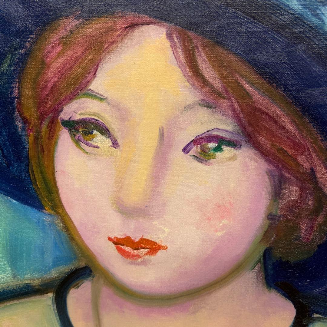 田中繁吉女性の肖像画 1987年制作