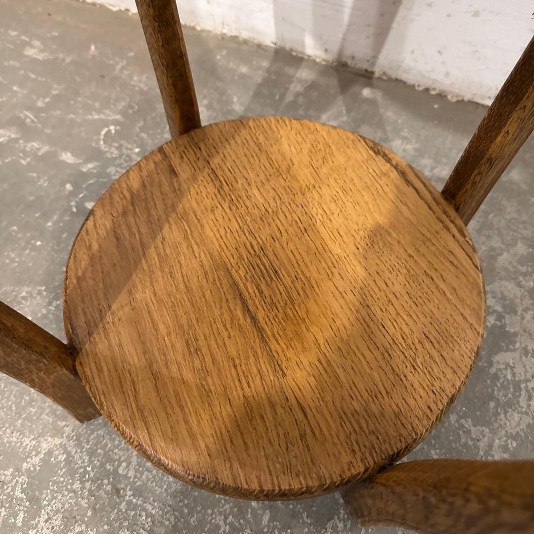 年末年始saleヴィンテージ　木製サイドテーブル　ラウンドテーブル