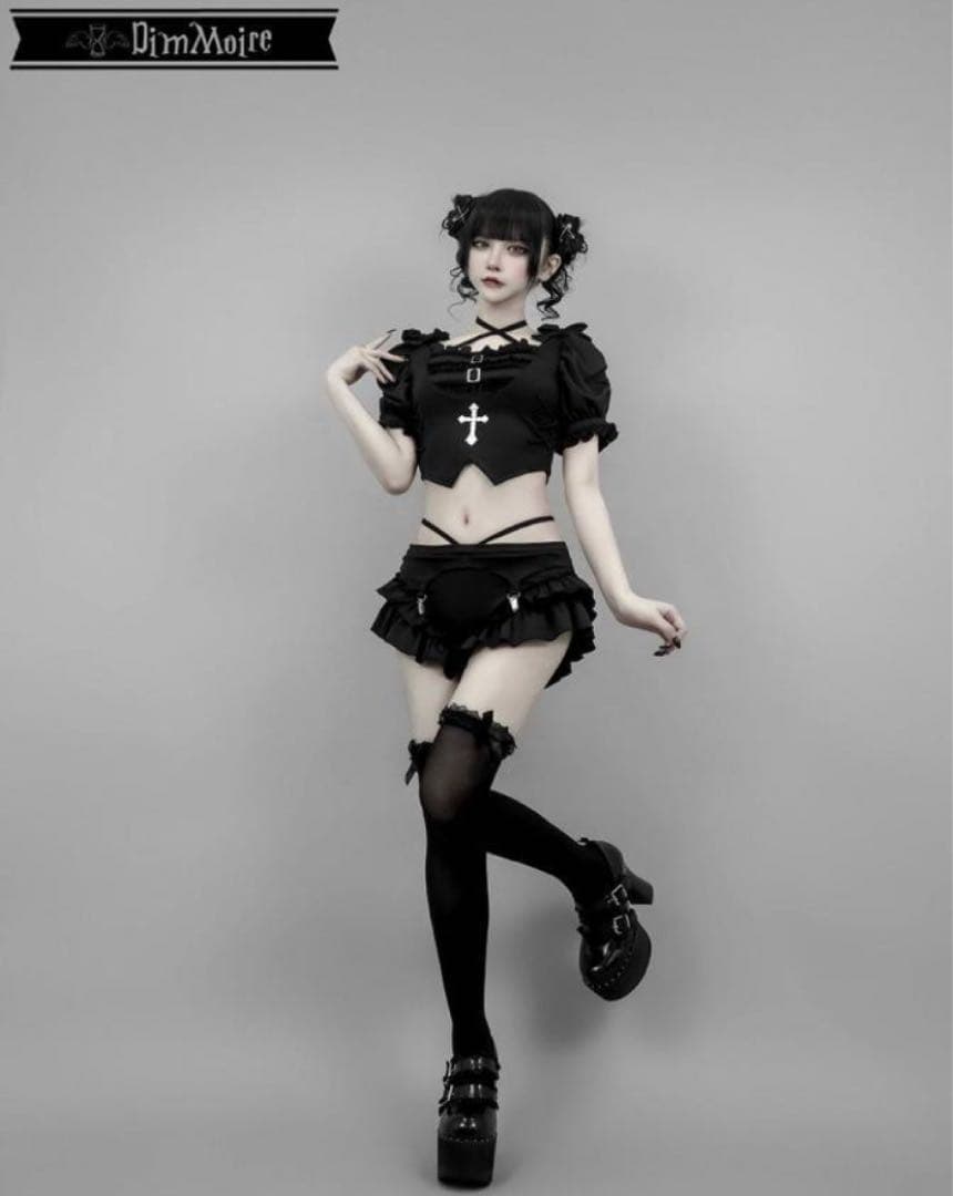 DimMoire 融ける夢の約束スイムウェア Black M