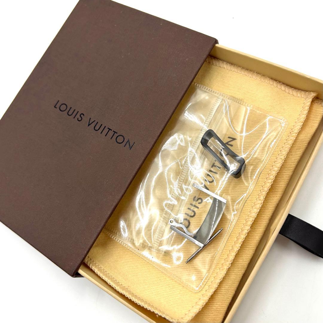 【極美品】 正規品 ルイヴィトン タンブール ラバーベルト ダミエ ブラック