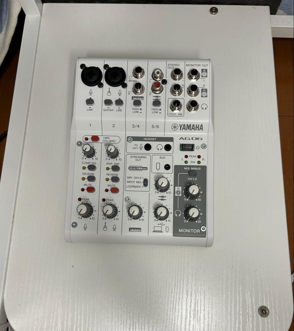 【新品未使用】YAMAHA AG06 MK2 オーディオミキサー
