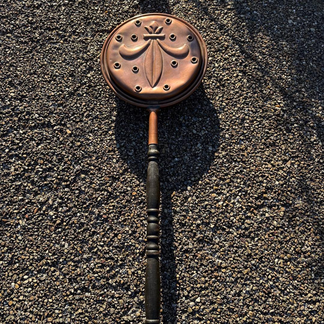 フランス アンティーク ヴィンテージ ブロンズ製 ベッドウォーマー