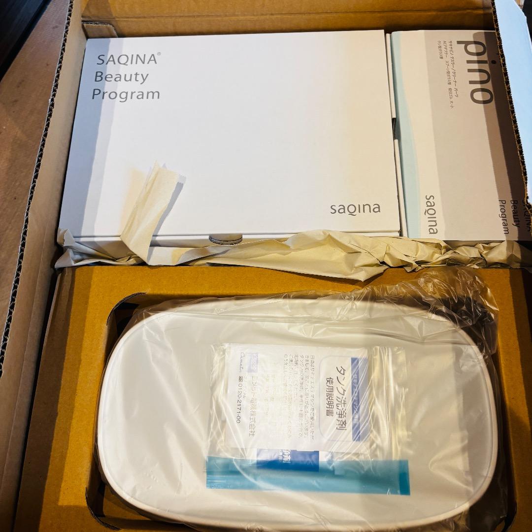未使用品　サキナピノ　SAQINA pino　美顔器　クシ管付　2022年購入