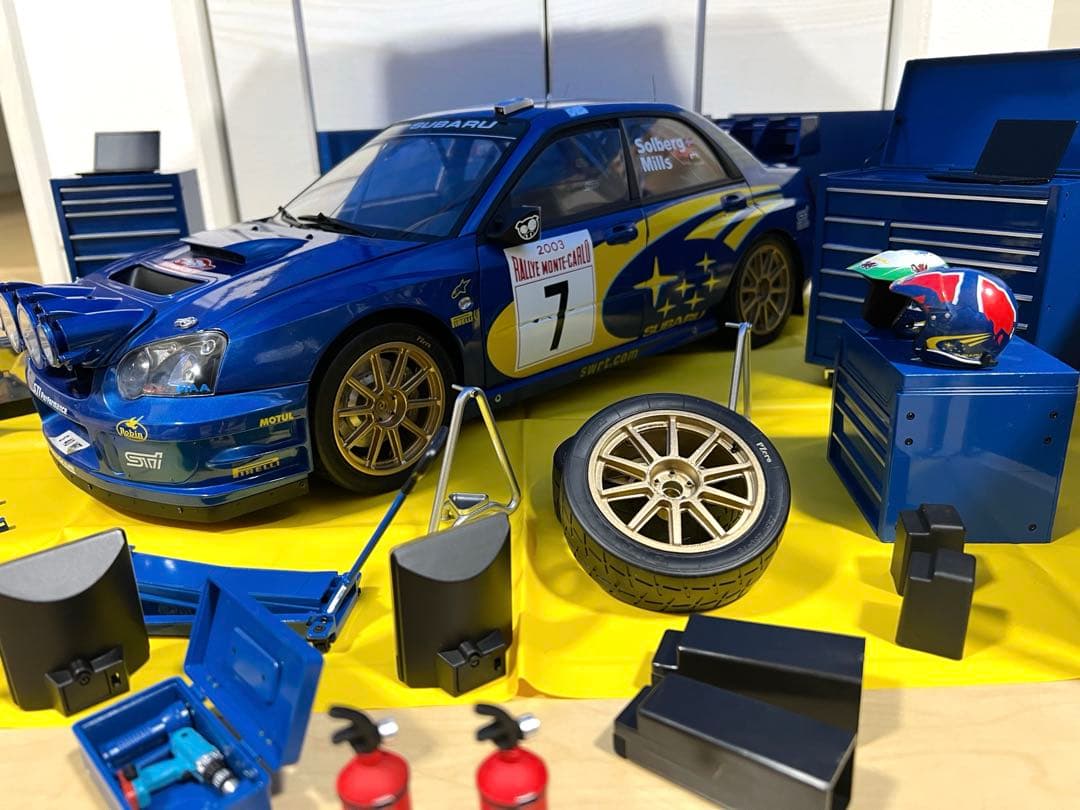 【完成品】1/8 アシェット 週刊 スバル インプレッサをつくる