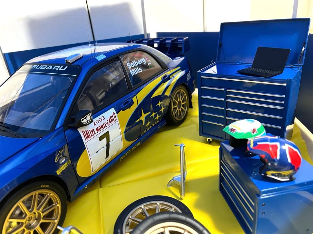 【完成品】1/8 アシェット 週刊 スバル インプレッサをつくる