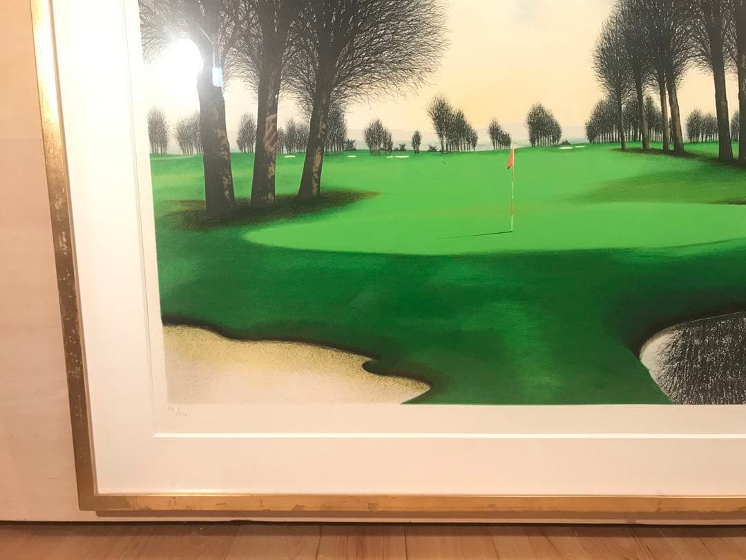 ロビーさま専用　デペルト「ゴルフ場」「フロリダのオークスクラブ」２作品リトグラフ