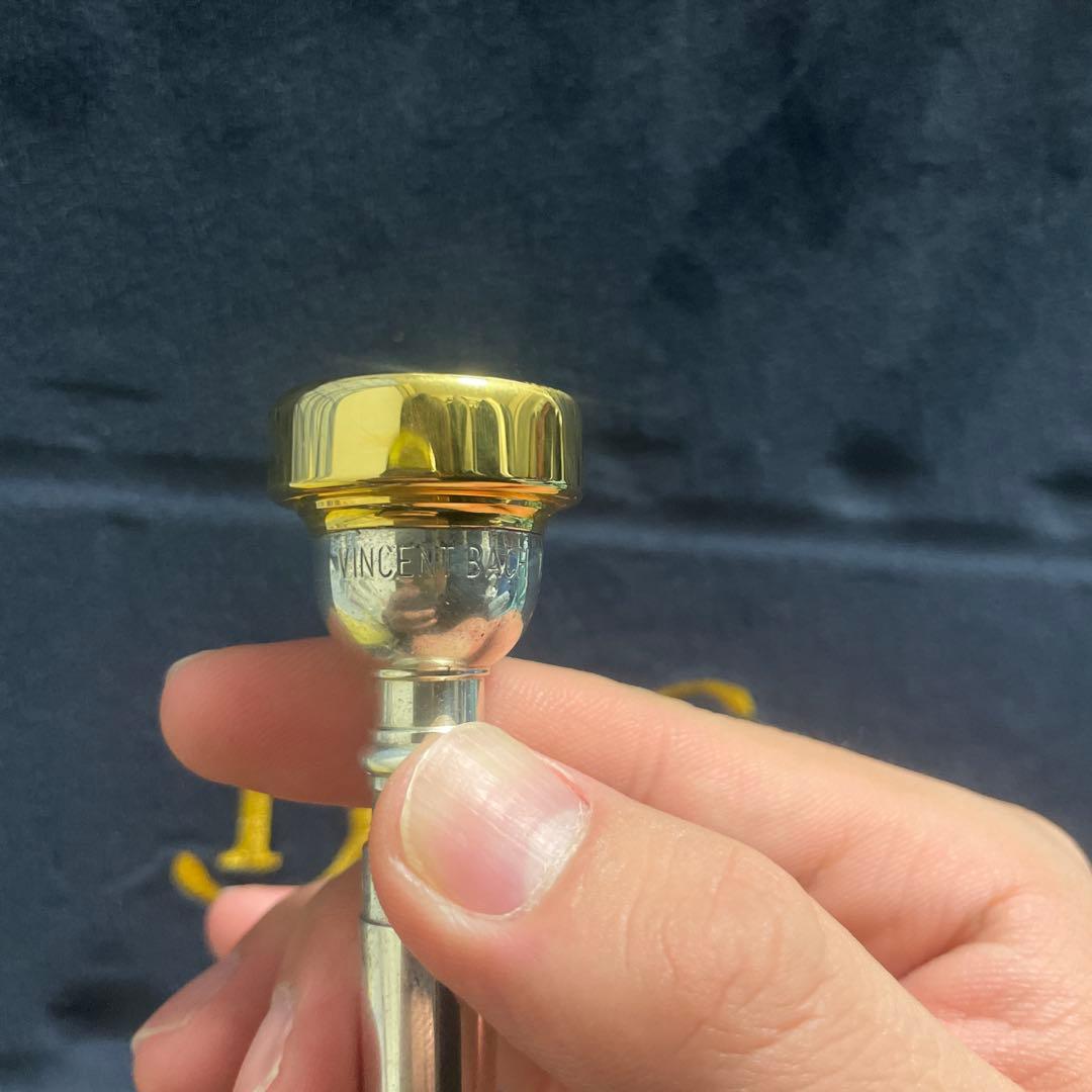 #5 Bach 1x リム金 トランペット マウスピース