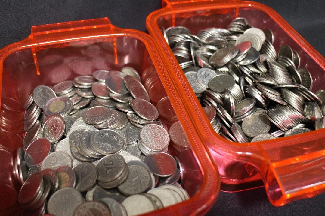 メダル スロット 25パイ 約9kg （ドル箱付き）