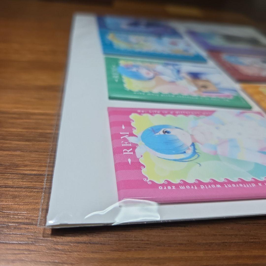 スクエア缶バッジセット Re:ゼロから始める異世界生活 Loppi・HMV限定