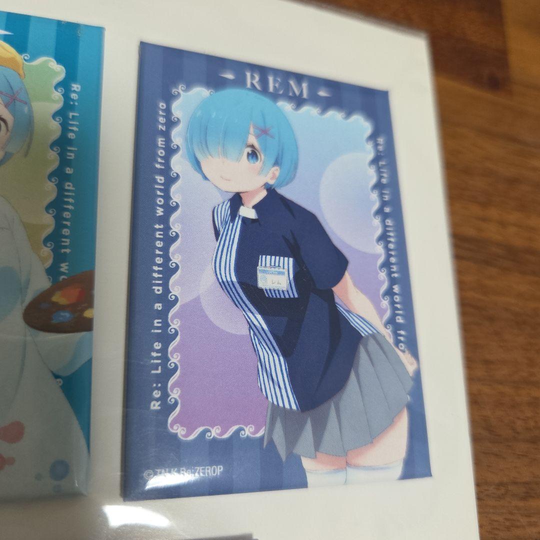 スクエア缶バッジセット Re:ゼロから始める異世界生活 Loppi・HMV限定