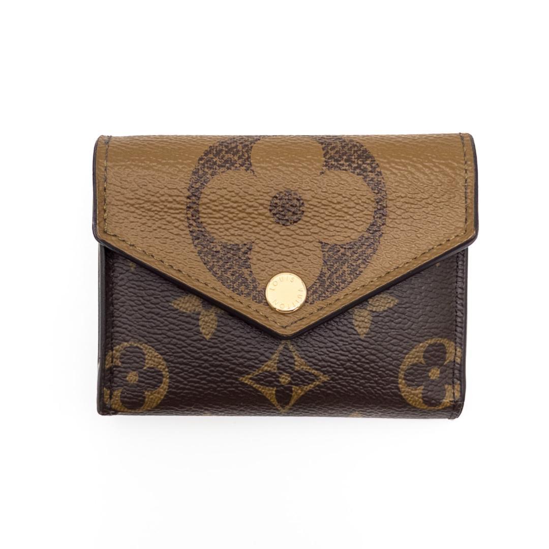 【未使用級】ルイヴィトン ポルトフォイユゾエ ジャイアントモノグラムリバース