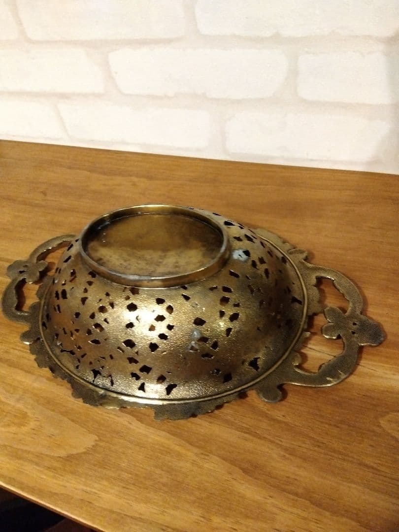 アンティーク調バスケット コルベイユ 籠 金属