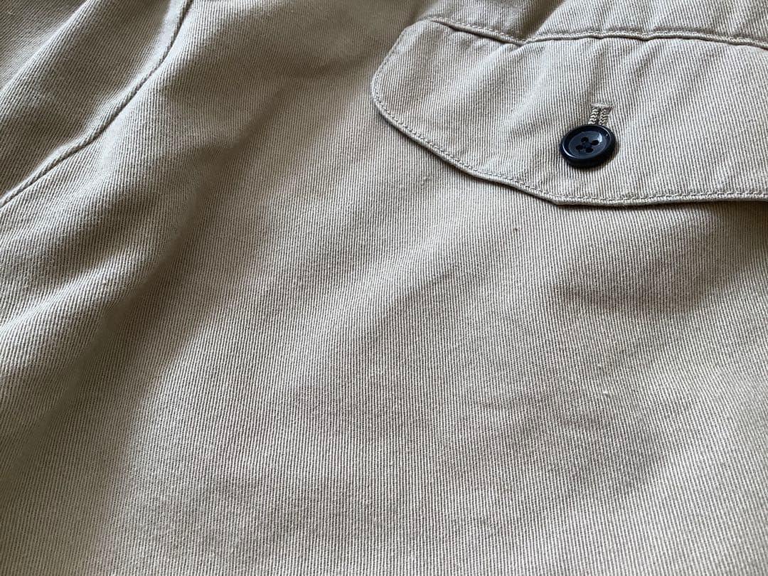 【ゴーシュ】カツラギワイドキュロットパンツ 8分丈 ベージュ