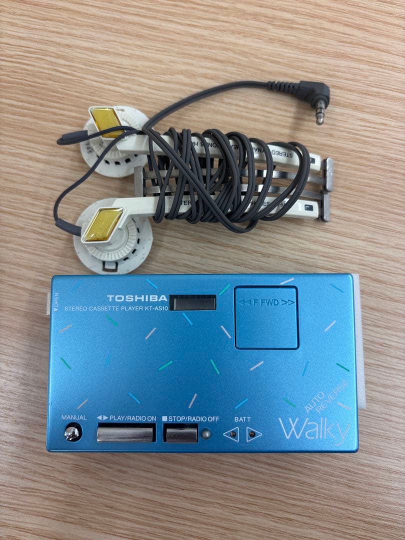 TOSHIBA Walky KT-AS10カセットプレーヤー　ウォークマン