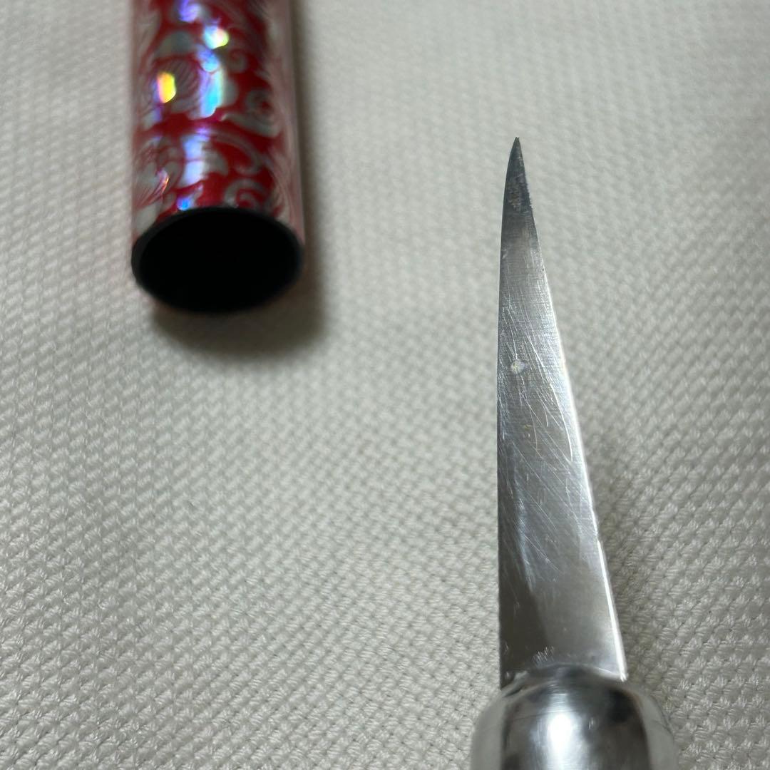 カービングナイフ 中古3本＋未使用1本＋ナイフセット