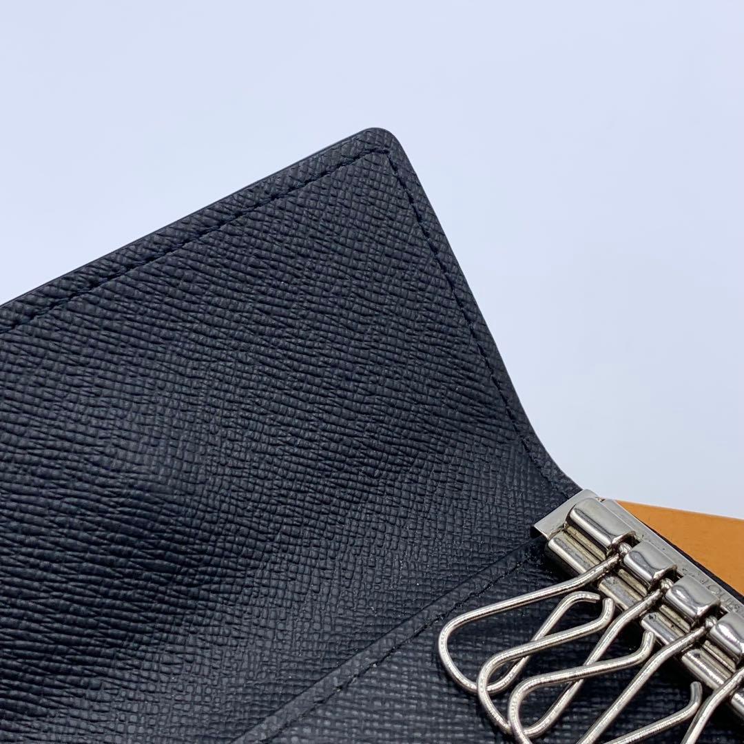 【超美品】ルイヴィトン　キーケース　グラフィット　グレー　6連