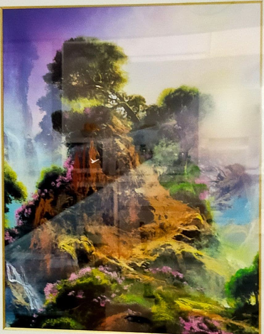 【サイン入り】デイル・ターブッシュ作　生命の息吹　Dale TerBush絵画