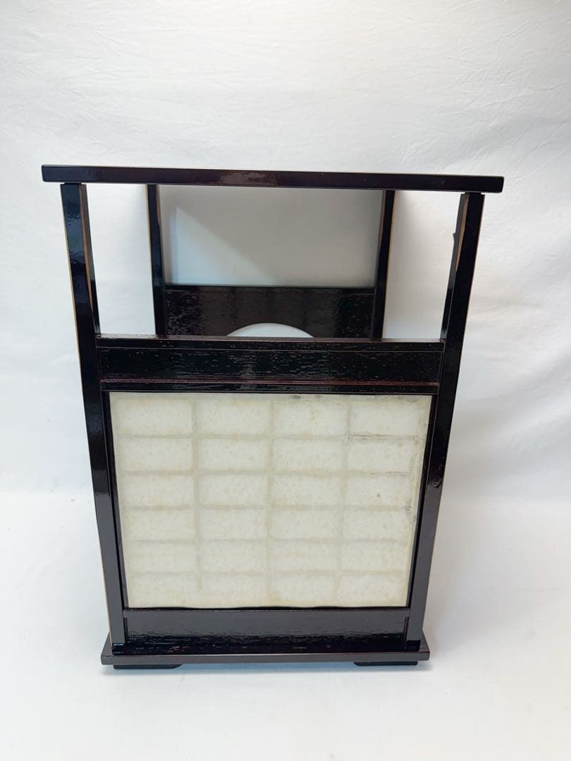 ほぼ未使用 茶道具 吉野棚 溜塗 圓能斎好写 組み立式 元箱