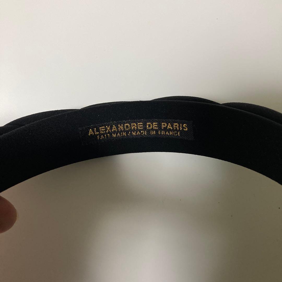 最終値下げALEXANDRE DE PARIS アレクサンドルパリ　カチューシャ