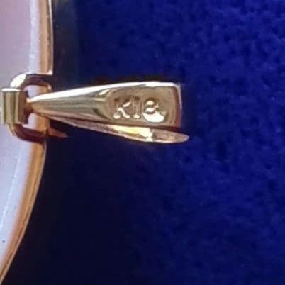 【K18刻印】シェルカメオ CAMEO ブローチ&ペンダント 約11g