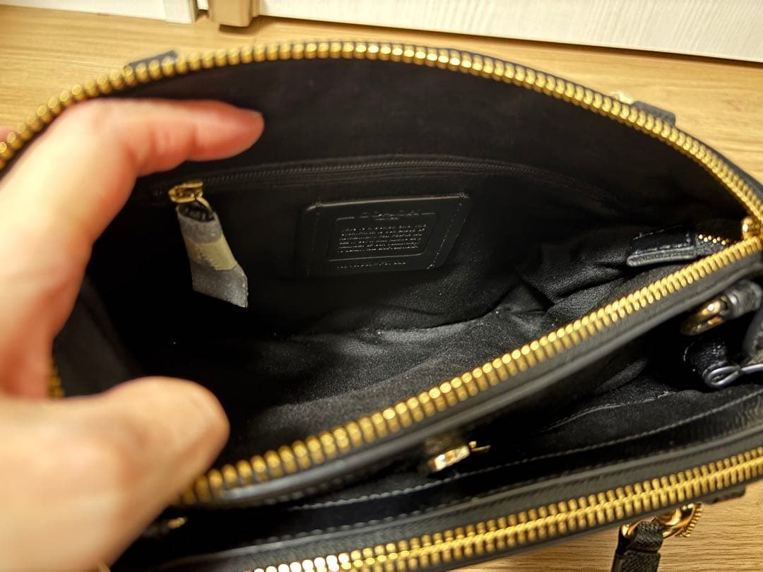 COACH ハンドバッグ ショルダーバッグ 2way ブラック 黒