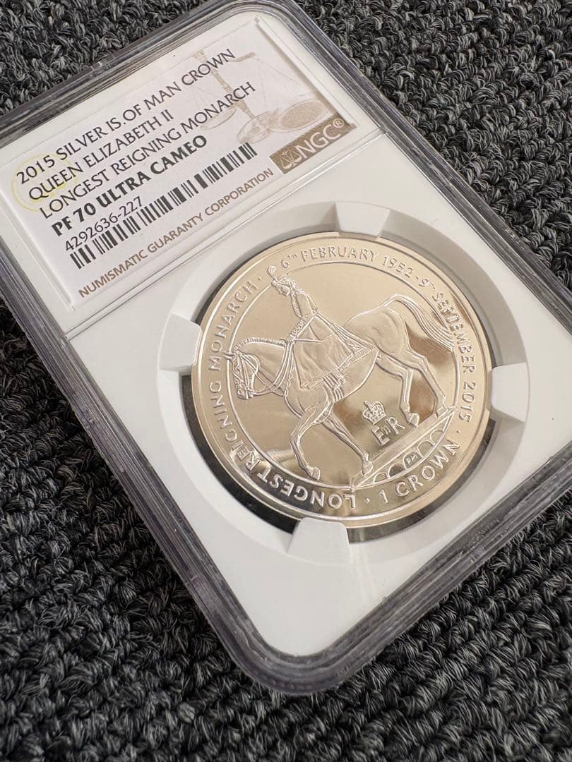 コレクション 2015 Isle of Man SilverCROWN PF 70 UCAM