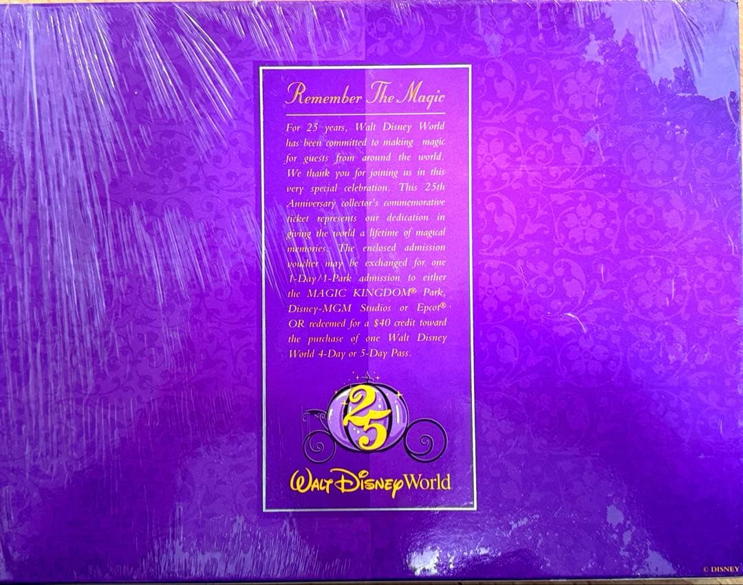 悶絶 Walt Disney World®︎25周年記念チケット&記念ボールペン