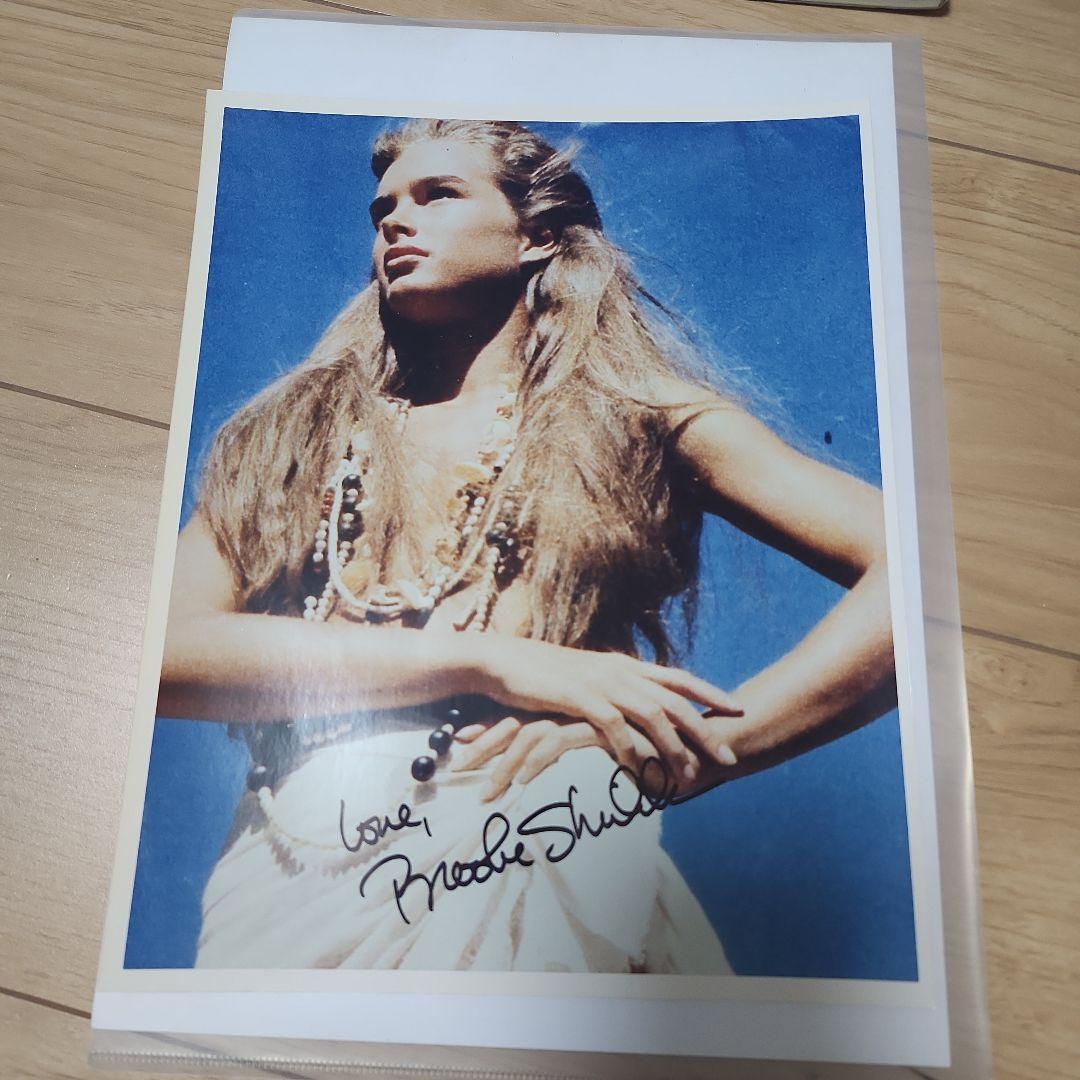 ブルック・シールズ　サイン　証明書付