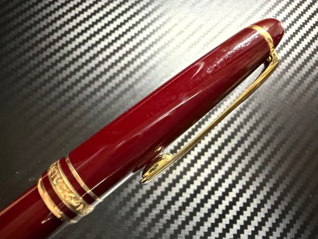 モンブラン マイスターシュテュック 144 ボルドー 全金 M 中字 万年筆