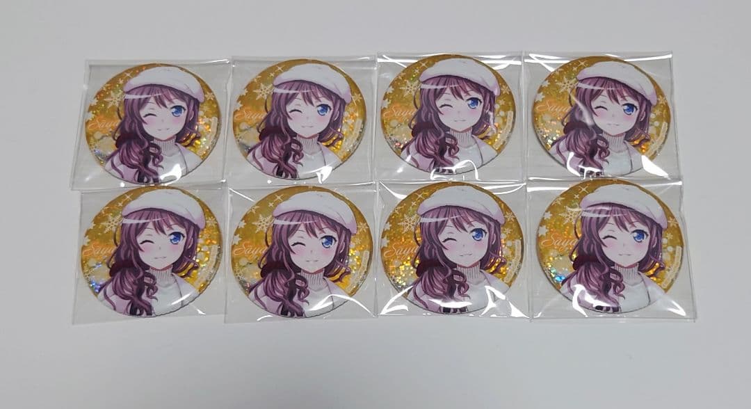 バンドリ 山吹沙綾 Winter ホロ 缶バッジ